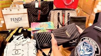 В США изъяли более 13000 поддельных дизайнерских товаров из Китая