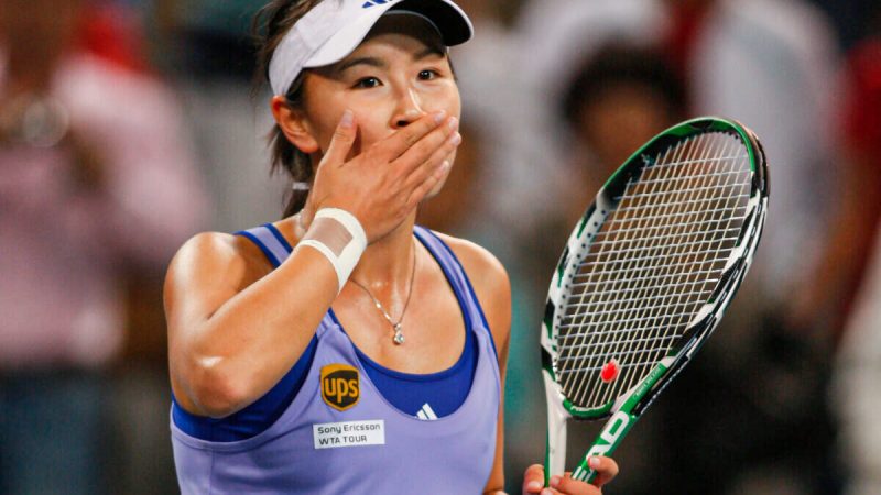 США поддерживают WTA в бойкоте Китая из-за исчезновения Пэн Шуай Китайская теннисистка Пэн Шуай на матче в Пекине, Китай, 6 октября 2009 г. Фото: AP Photo / Ng Han Guan