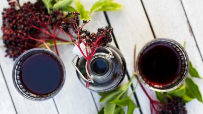 Поддерживающий иммунитет сироп и жевательные конфеты из бузины