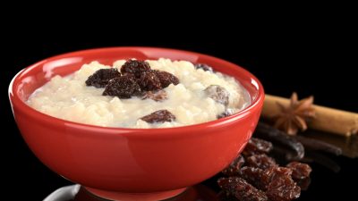 Рисовый пудинг такой простой, что его можно приготовить в темноте