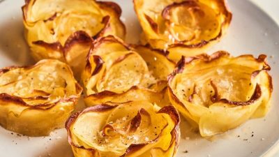 Восхитительные картофельные розы