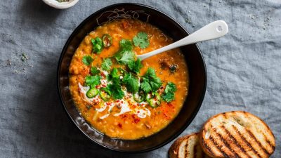 Чечевица с имбирём