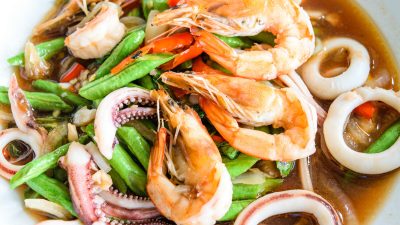 Рагу из морепродуктов