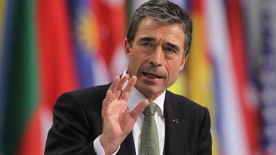 Экс-генсек НАТО призвал Швецию и Финляндию к немедленному вступлению в НАТО. (Photo by Sean Gallup/Getty Images)