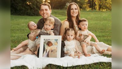 Мама победила бесплодие: четверо выживших пятерняшек процветают