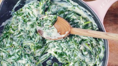 Шпинат со сливками — это откровение