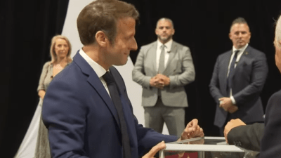 Во Франции состоялся первый тур парламентских выборов