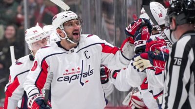 Александр Овечкин вошёл в список лучших спортсменов Вашингтона