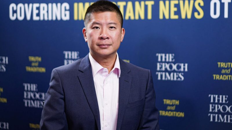 Саймон Ли, бывший обозреватель газеты Apple Daily, на конференции FreedomFest в Лас-Вегасе 15 июля 2022 года. (The Epoch Times) | Epoch Times Россия