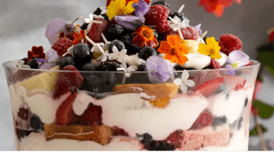 Ягодная мелочь в летнем десерте — пальчики оближете