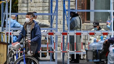 1,3 миллиона жителей Шанхая заперты в своих домах