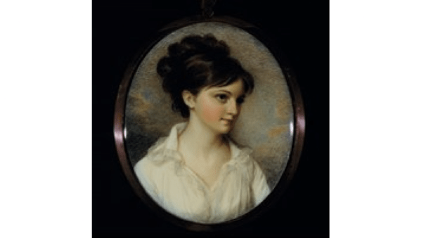 Элиза Изард, 1801 г., художник Эдвард Грин Мальбоун. Акварель на слоновой кости; 7,3 см x 6,7 см. Фото: Public Domain | Epoch Times Россия