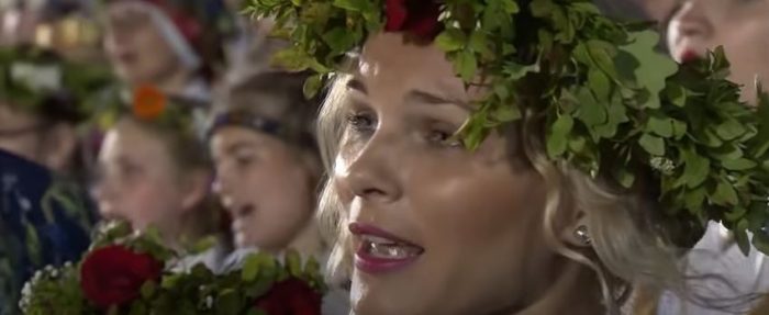 150-летний юбилей Фестиваля песни и танца отмечают в этом году в Латвии